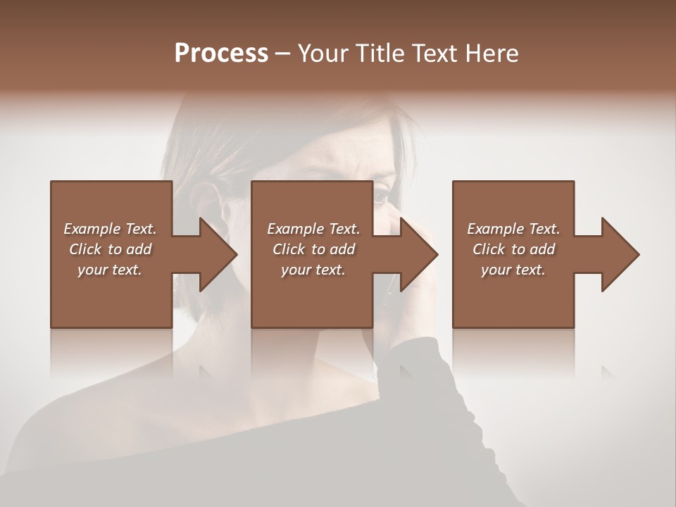 Beautiful Portrait Background PowerPoint Template