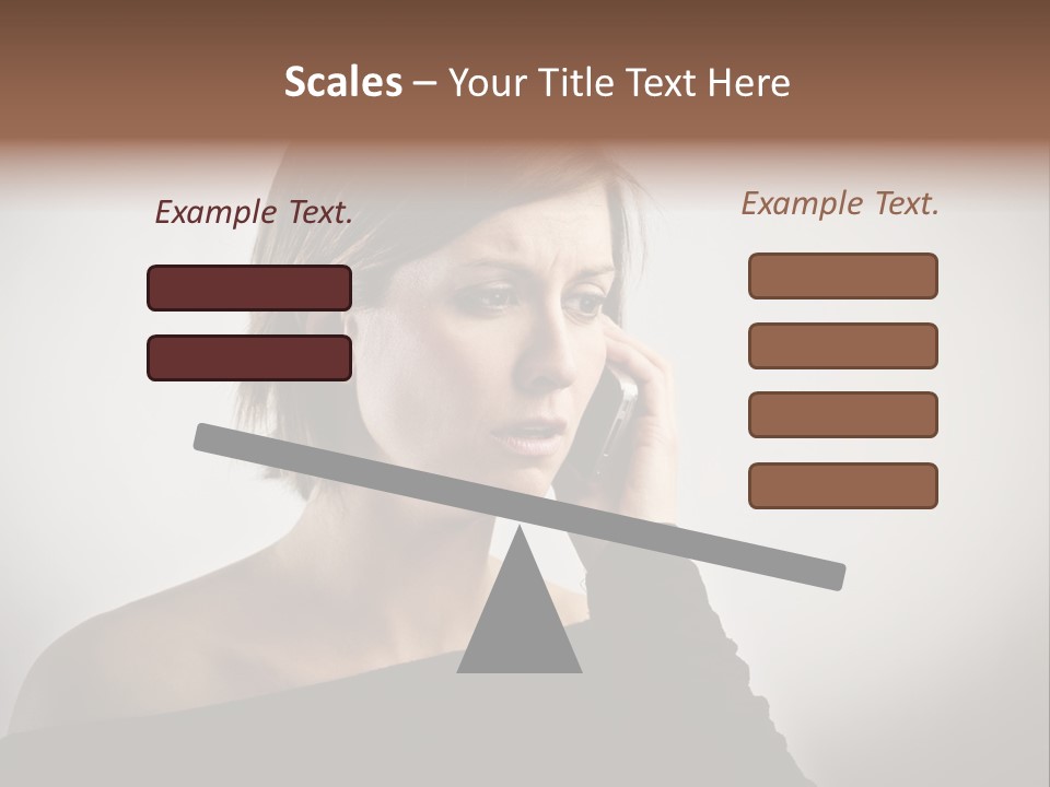 Beautiful Portrait Background PowerPoint Template