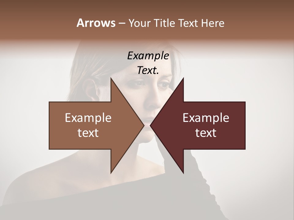 Beautiful Portrait Background PowerPoint Template