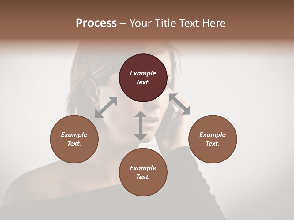 Beautiful Portrait Background PowerPoint Template