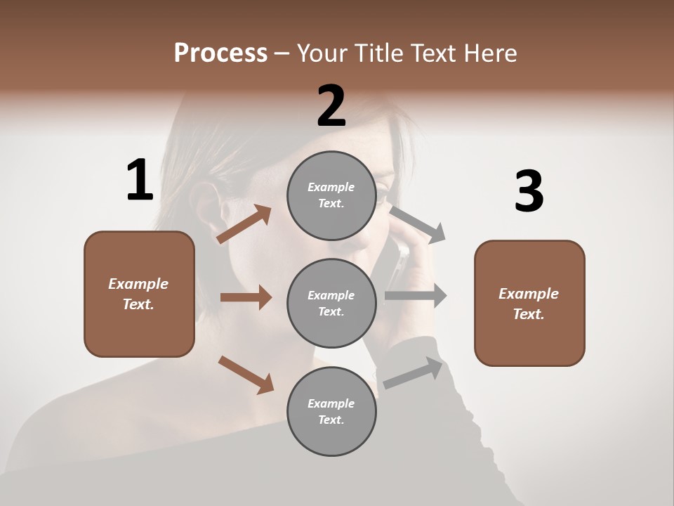 Beautiful Portrait Background PowerPoint Template