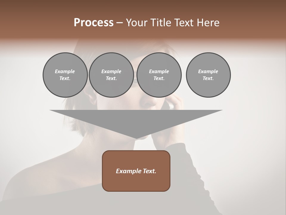 Beautiful Portrait Background PowerPoint Template