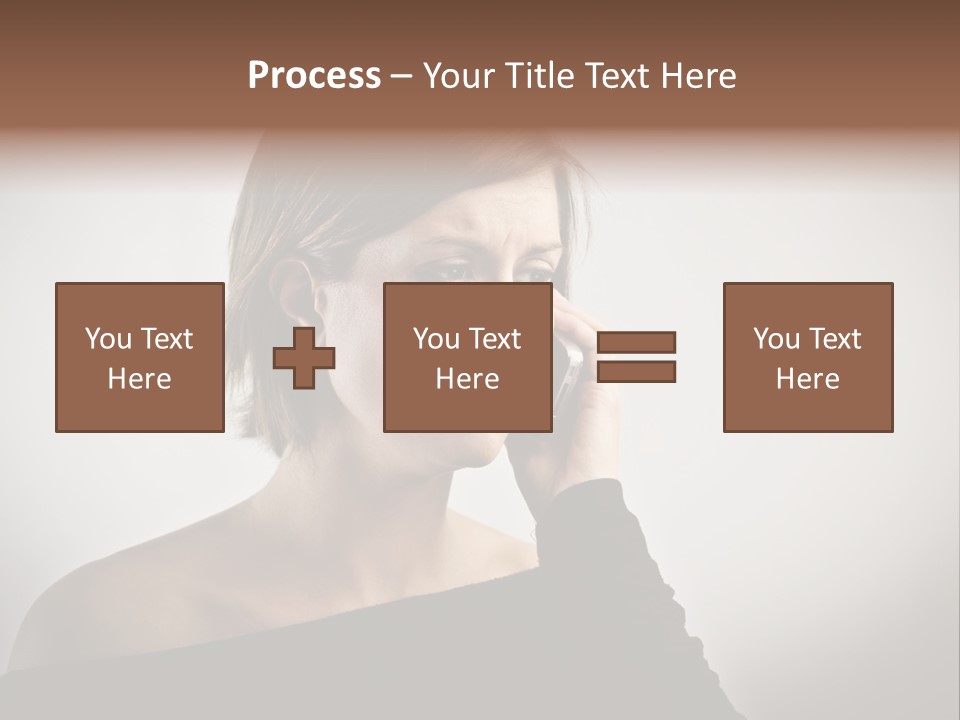 Beautiful Portrait Background PowerPoint Template