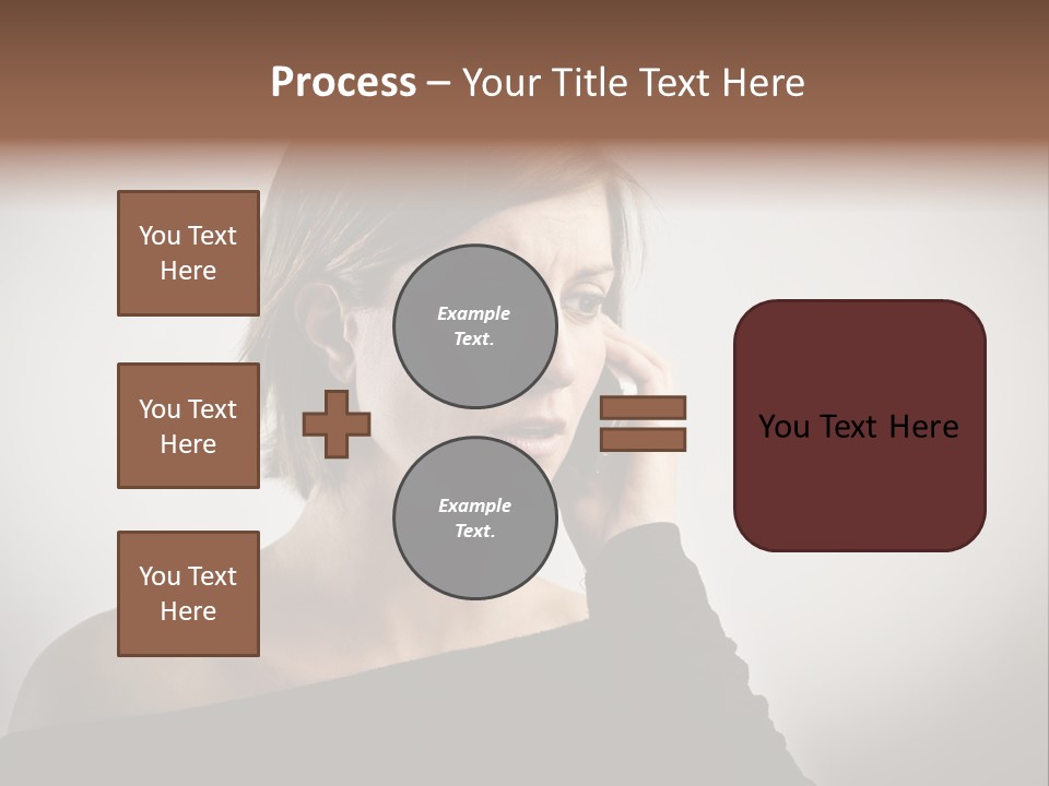 Beautiful Portrait Background PowerPoint Template