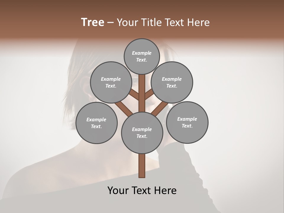 Beautiful Portrait Background PowerPoint Template