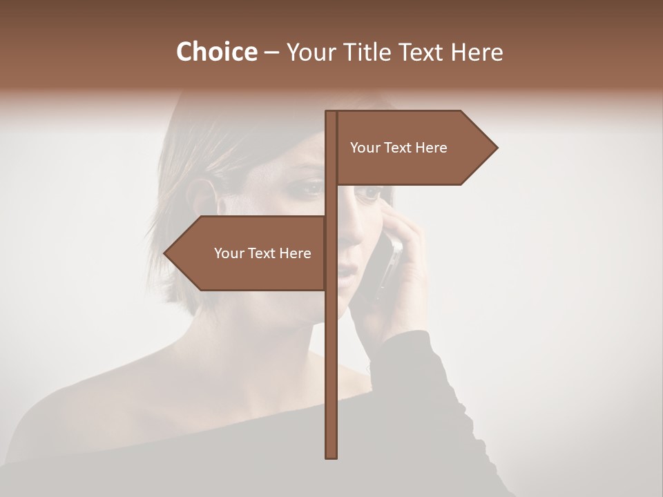 Beautiful Portrait Background PowerPoint Template