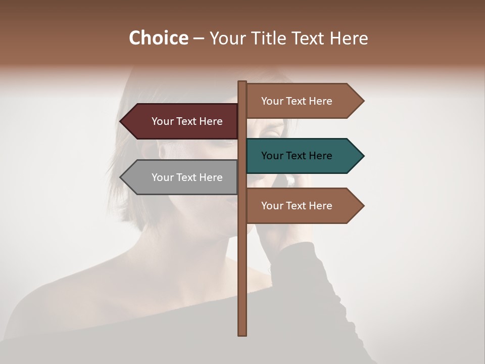 Beautiful Portrait Background PowerPoint Template