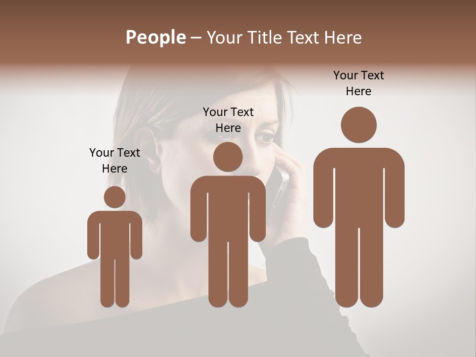 Beautiful Portrait Background PowerPoint Template