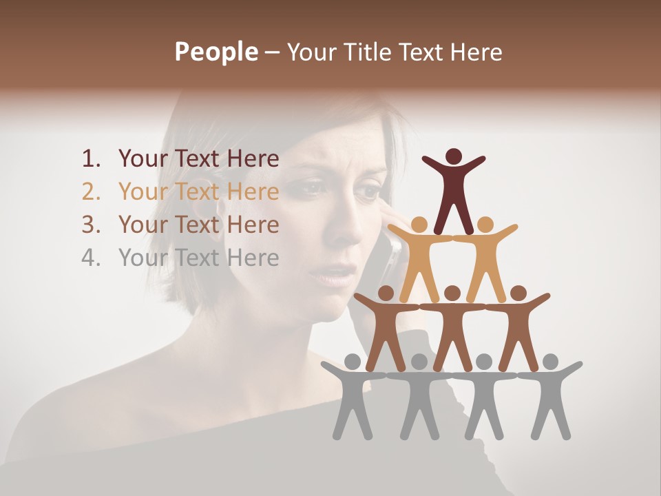 Beautiful Portrait Background PowerPoint Template