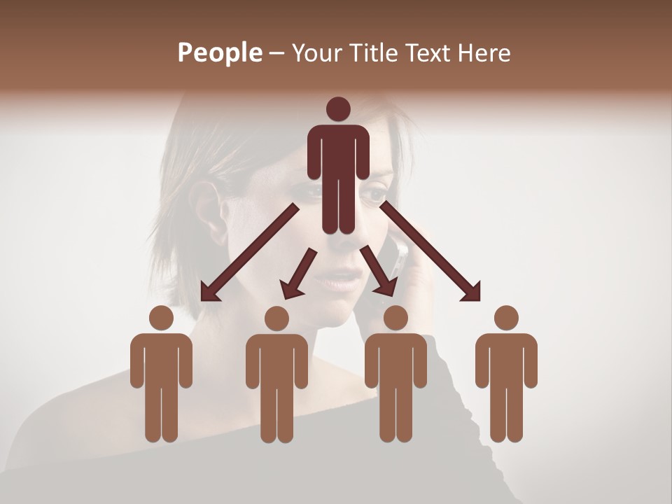 Beautiful Portrait Background PowerPoint Template