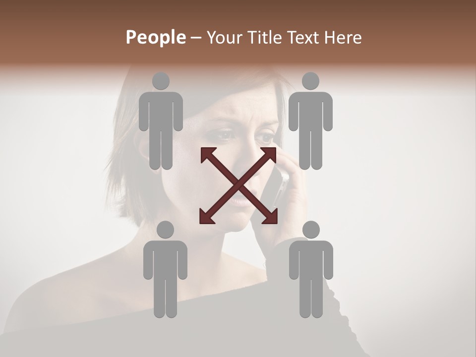 Beautiful Portrait Background PowerPoint Template