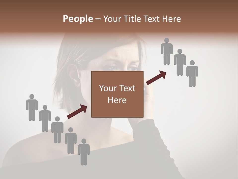 Beautiful Portrait Background PowerPoint Template