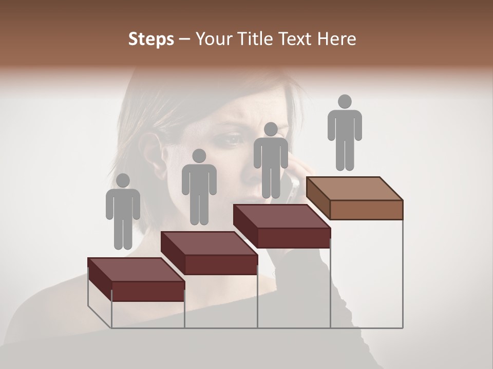 Beautiful Portrait Background PowerPoint Template