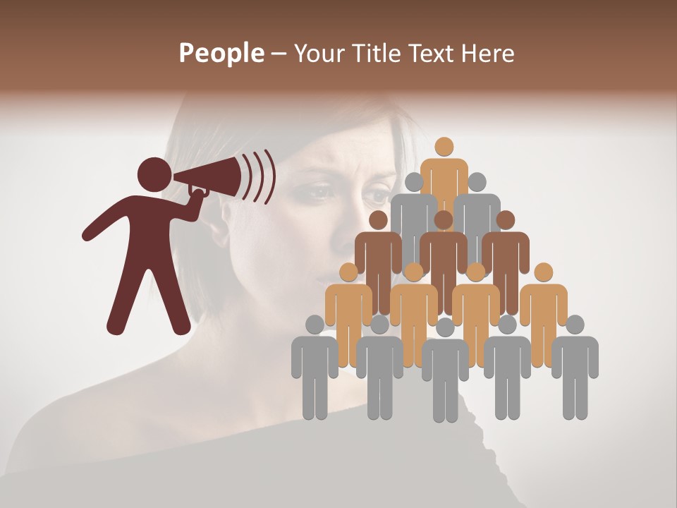 Beautiful Portrait Background PowerPoint Template