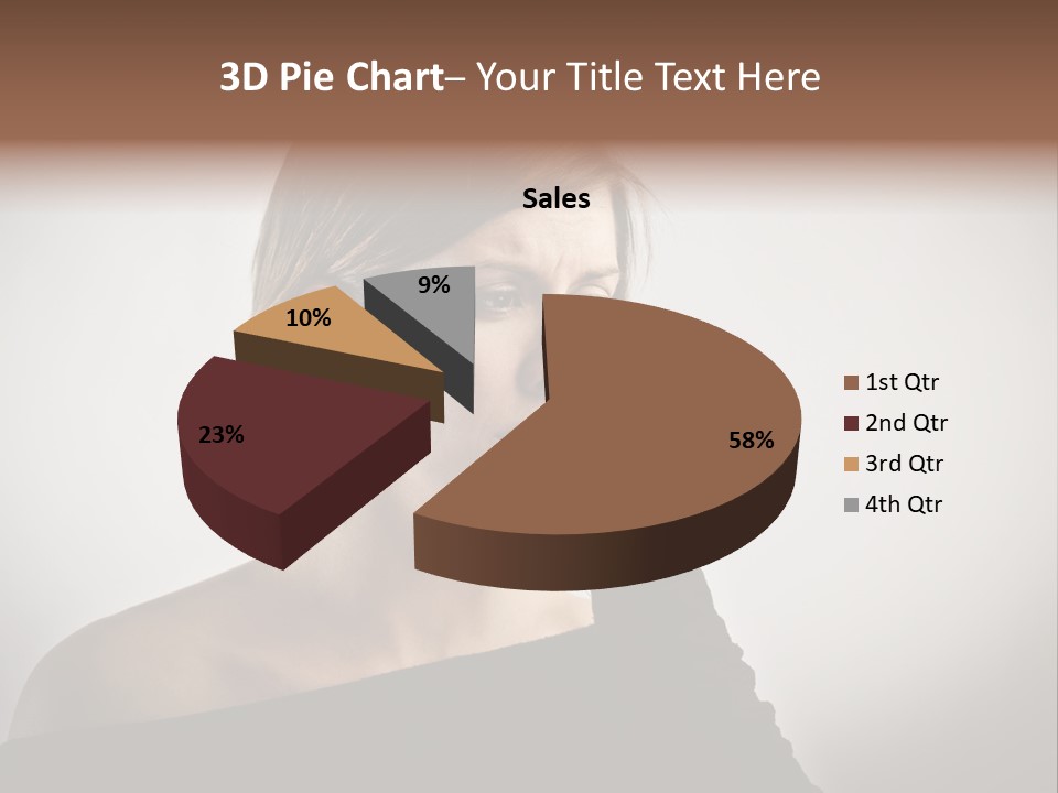 Beautiful Portrait Background PowerPoint Template