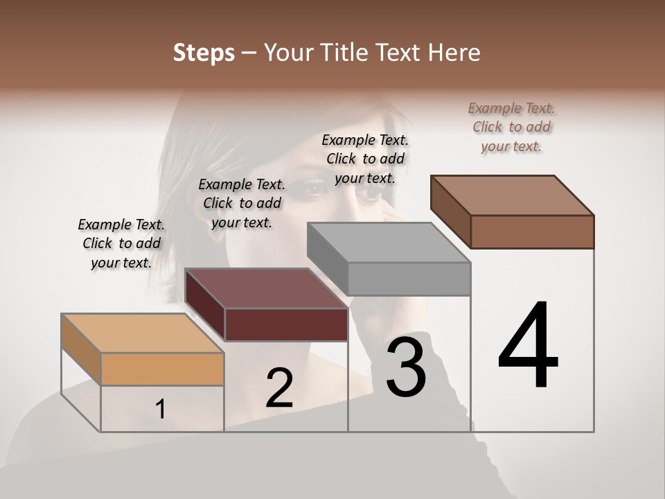 Beautiful Portrait Background PowerPoint Template