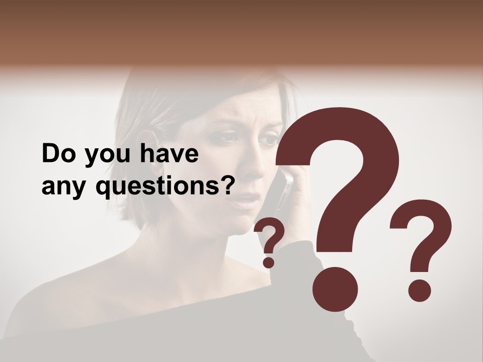 Beautiful Portrait Background PowerPoint Template