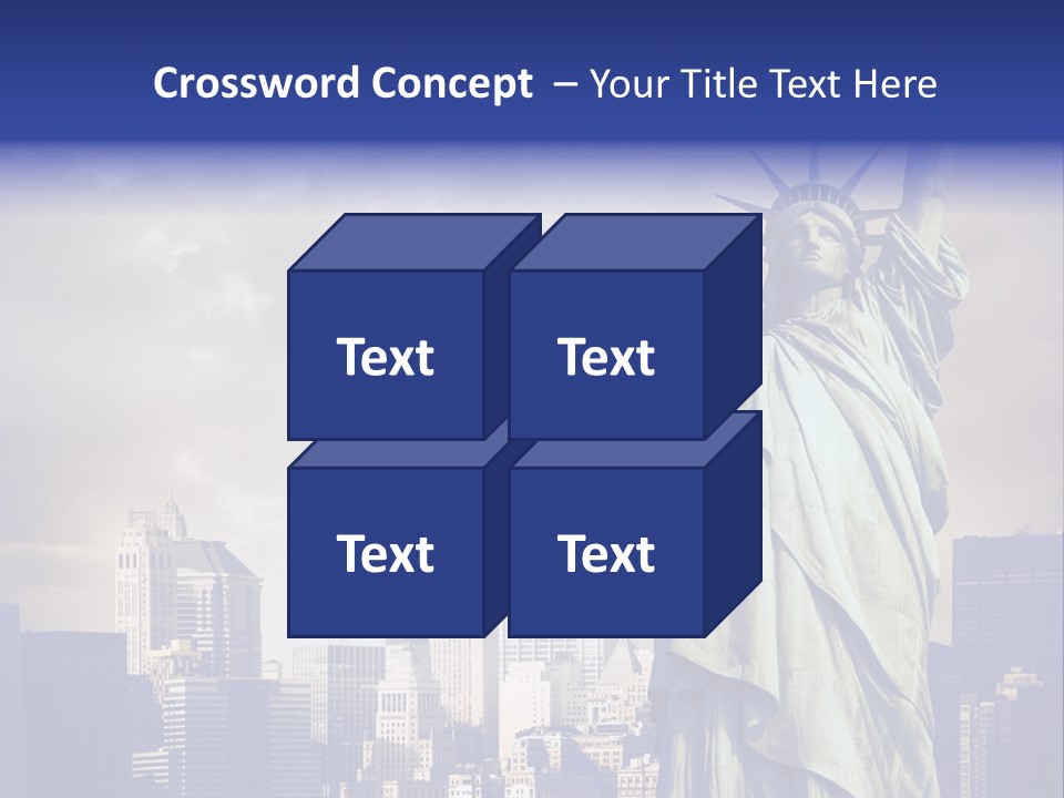 America American Manhattan PowerPoint Template