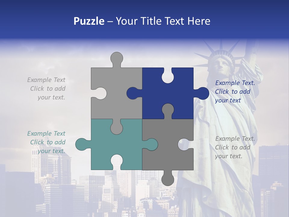 America American Manhattan PowerPoint Template