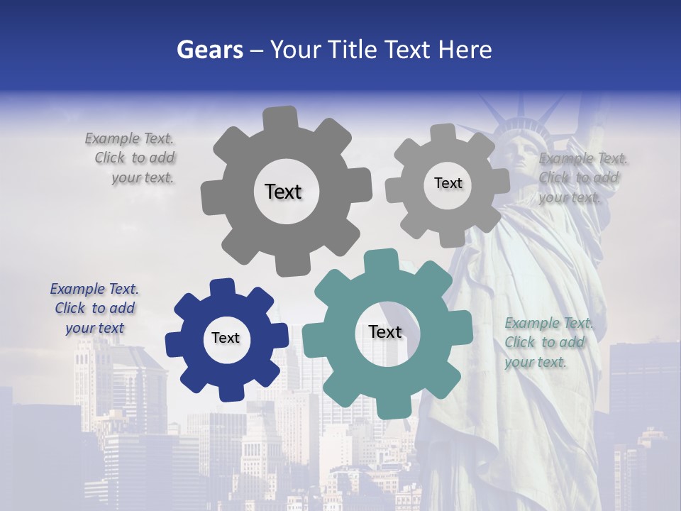 America American Manhattan PowerPoint Template
