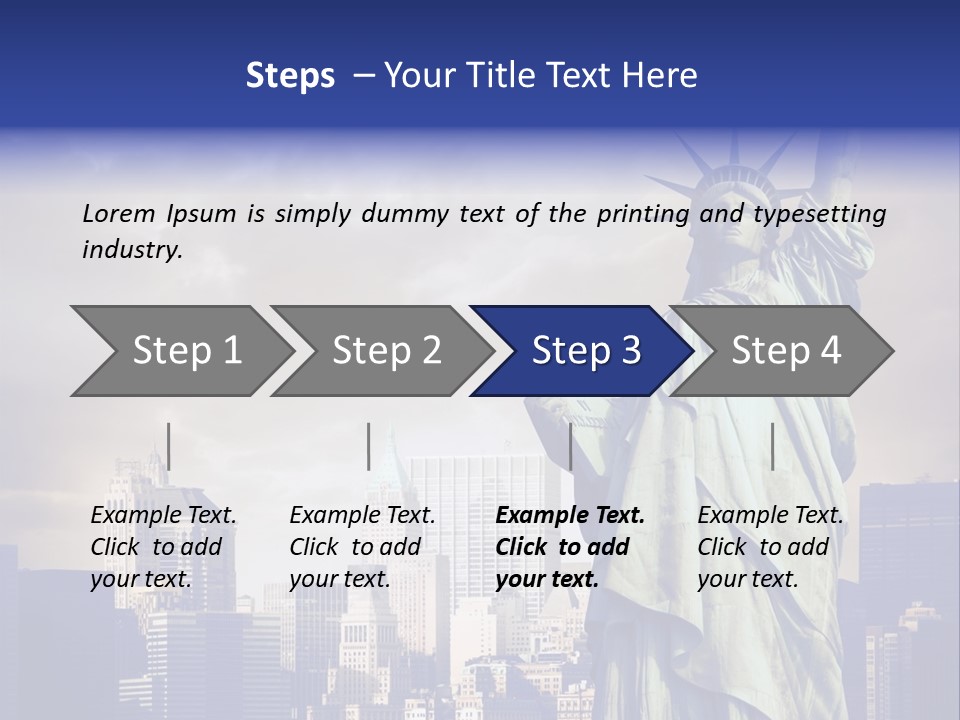 America American Manhattan PowerPoint Template