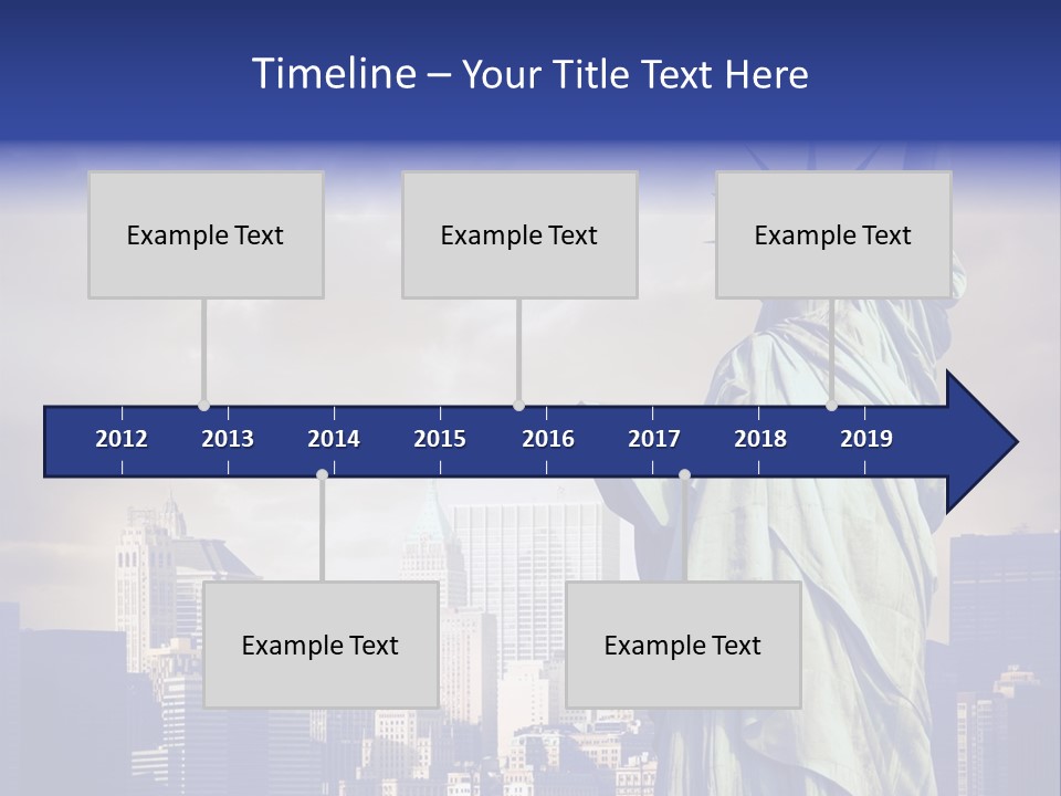 America American Manhattan PowerPoint Template