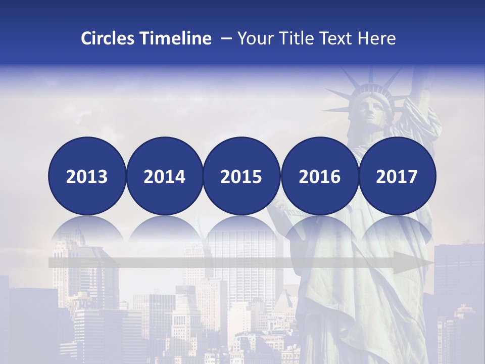 America American Manhattan PowerPoint Template