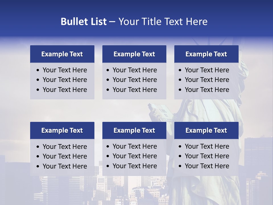 America American Manhattan PowerPoint Template