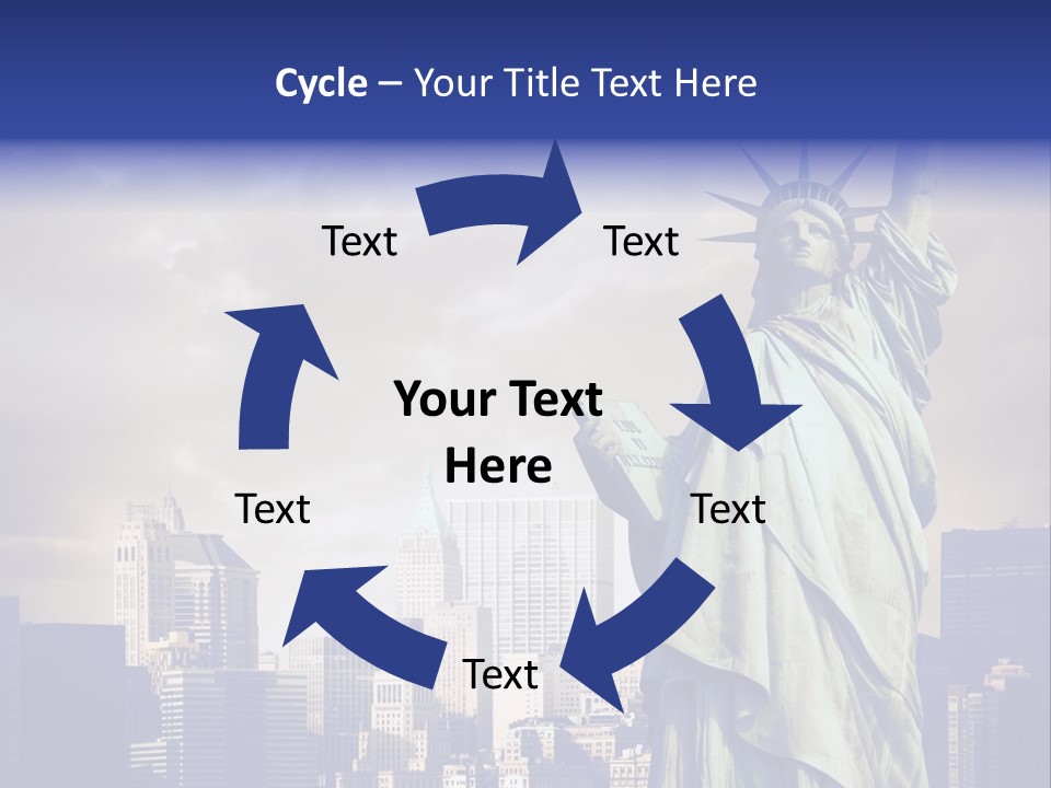 America American Manhattan PowerPoint Template