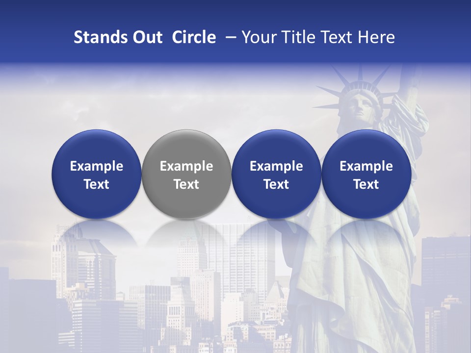 America American Manhattan PowerPoint Template