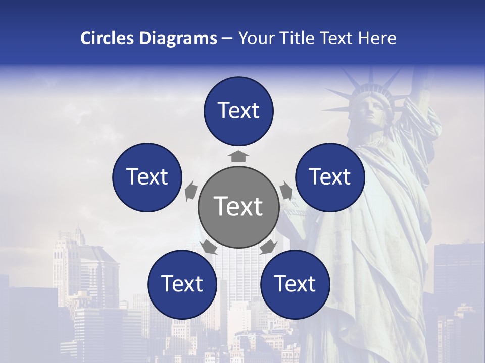 America American Manhattan PowerPoint Template