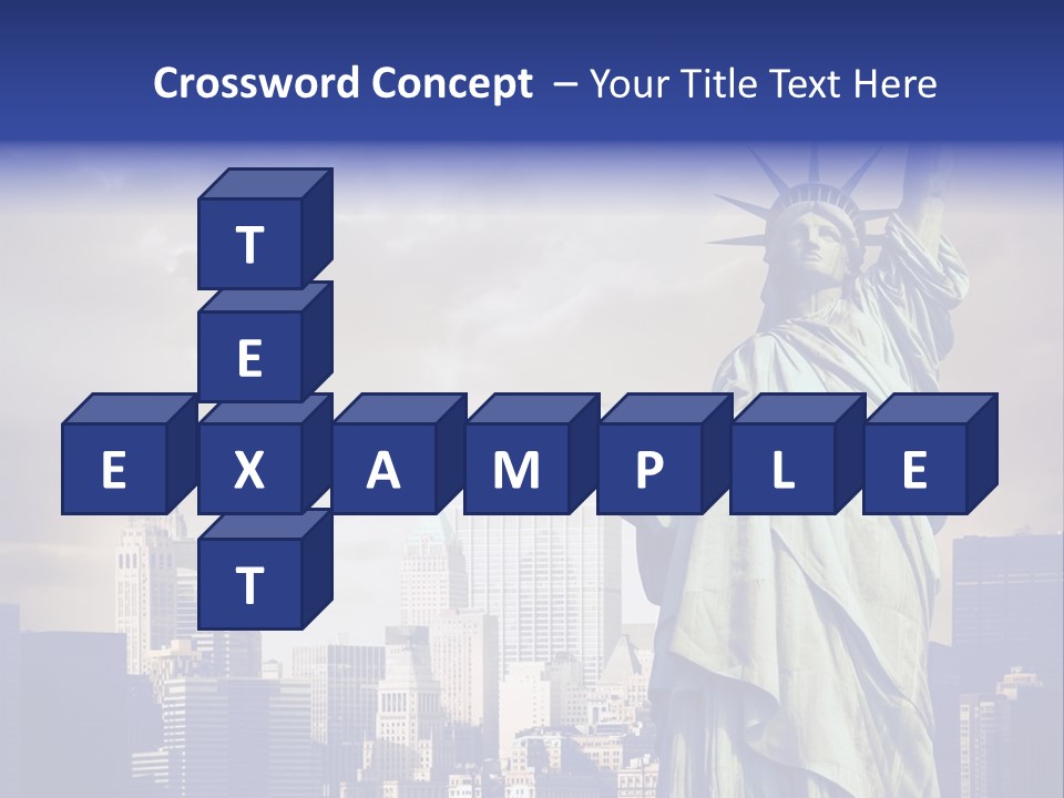 America American Manhattan PowerPoint Template