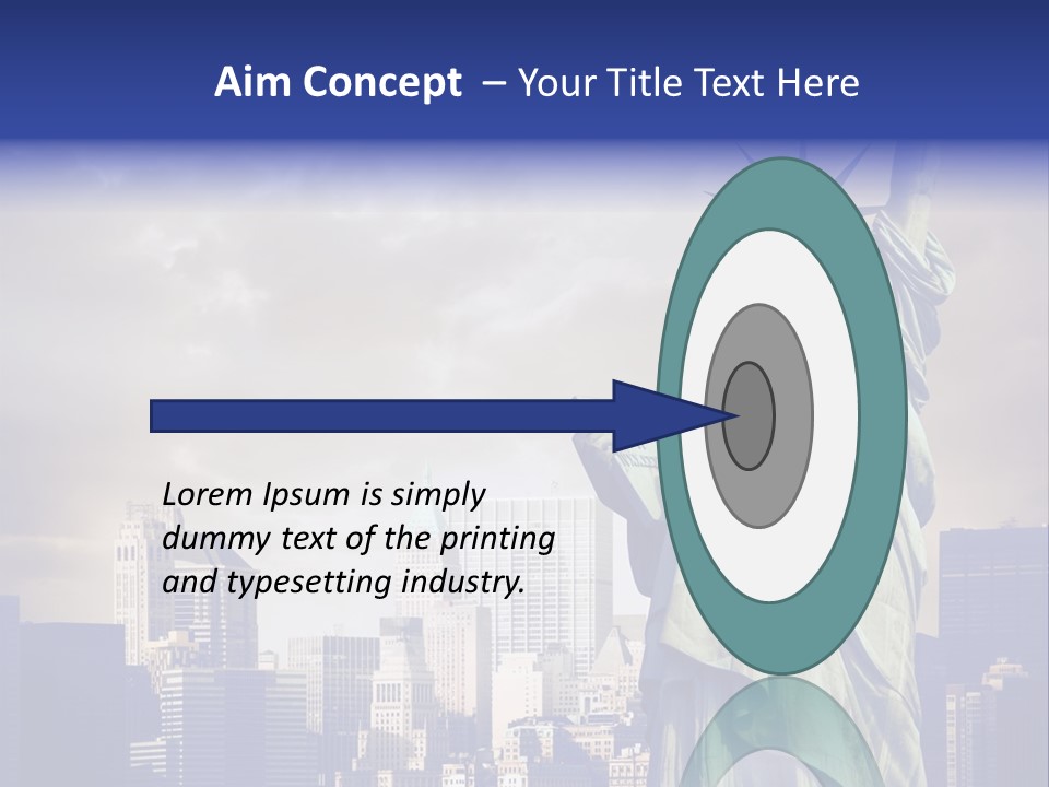 America American Manhattan PowerPoint Template