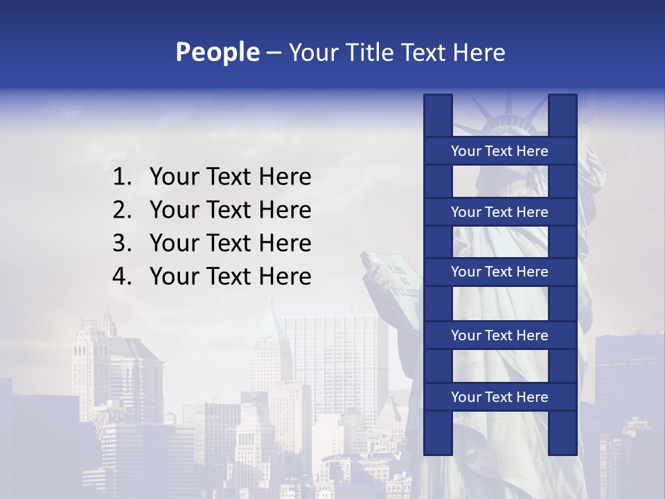 America American Manhattan PowerPoint Template
