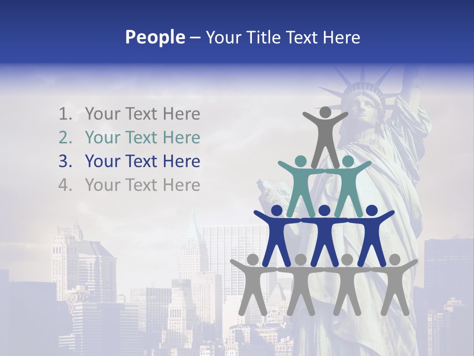 America American Manhattan PowerPoint Template