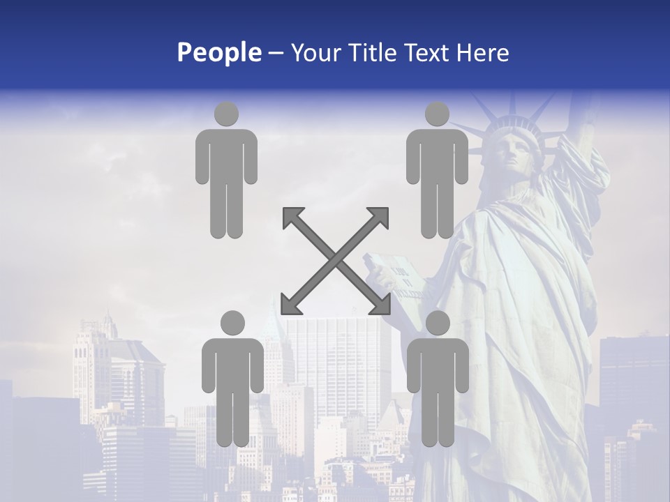 America American Manhattan PowerPoint Template
