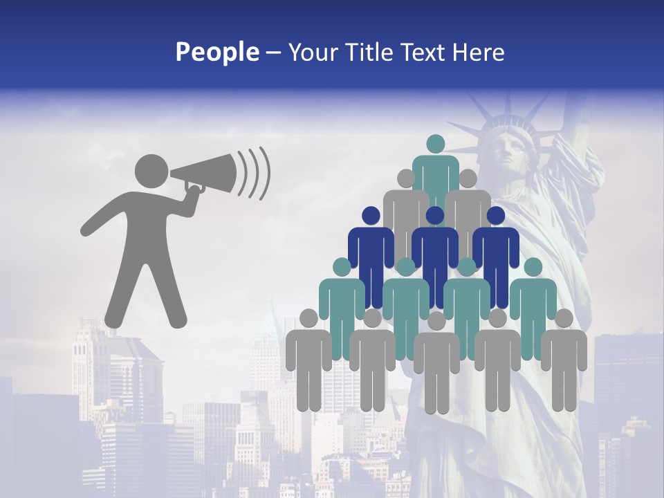 America American Manhattan PowerPoint Template