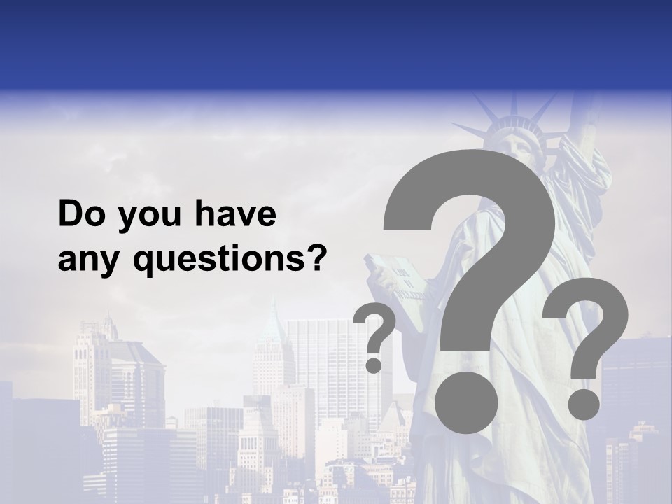 America American Manhattan PowerPoint Template