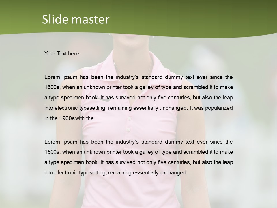 Nature Shirt Professional PowerPoint Template