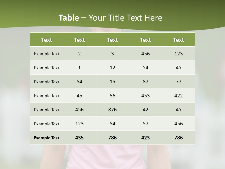 Nature Shirt Professional PowerPoint Template