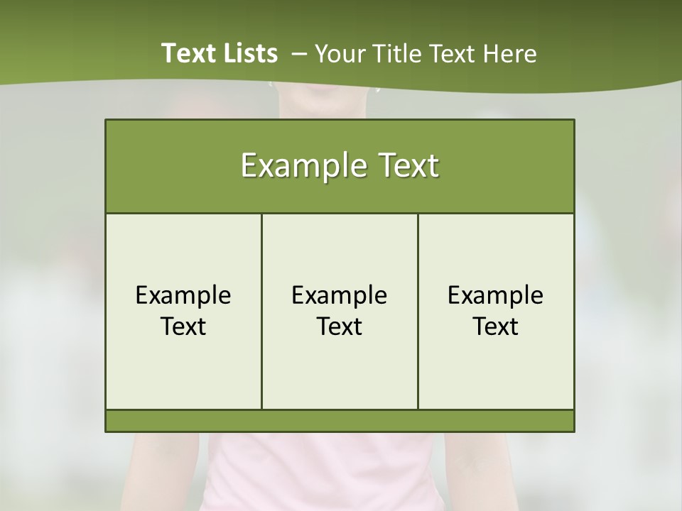 Nature Shirt Professional PowerPoint Template