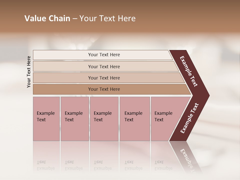 Empty Receptions Silverware PowerPoint Template