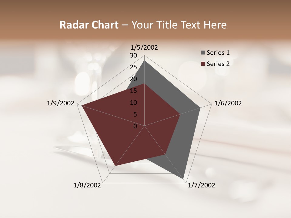 Empty Receptions Silverware PowerPoint Template