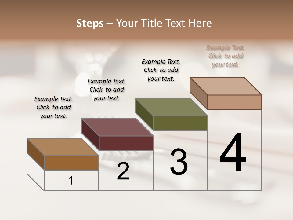 Empty Receptions Silverware PowerPoint Template