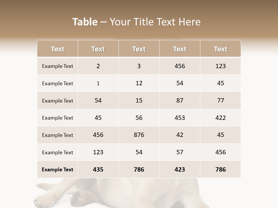 Beige Togetherness Vertebrate PowerPoint Template