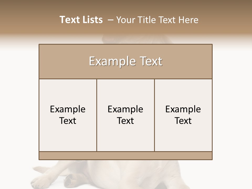 Beige Togetherness Vertebrate PowerPoint Template