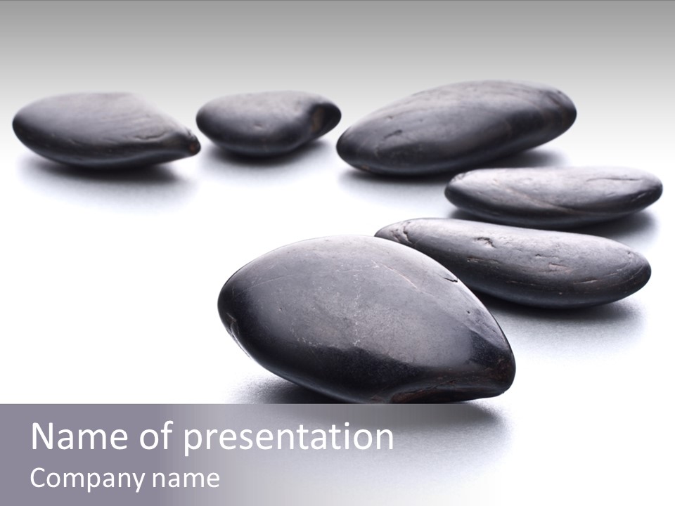 Balance Asia Stone PowerPoint Template