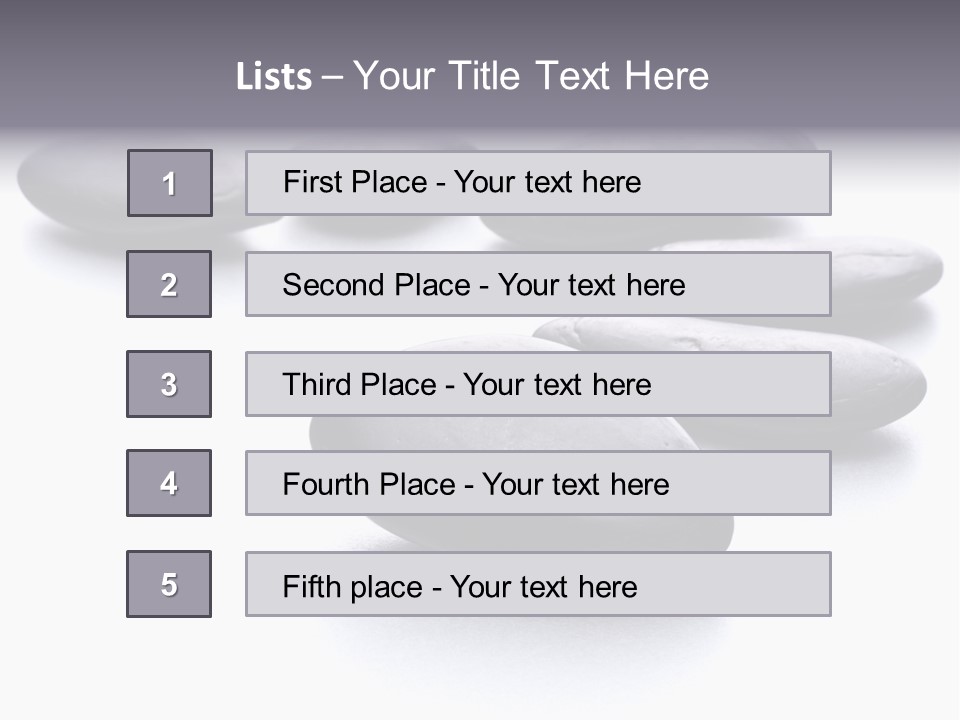 Balance Asia Stone PowerPoint Template