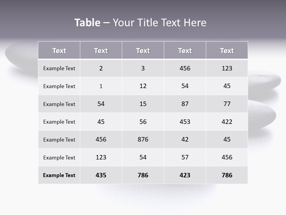 Balance Asia Stone PowerPoint Template
