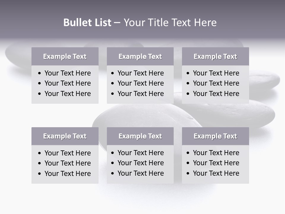 Balance Asia Stone PowerPoint Template
